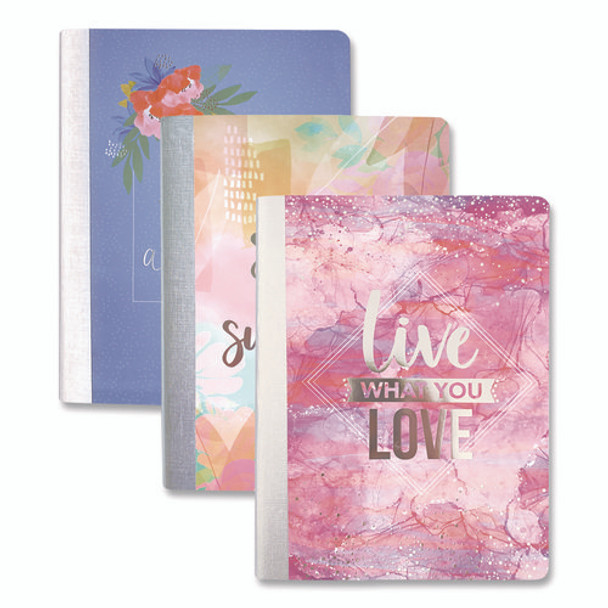 Silver Lining Composition Book, Medium/College Rule, Randomly Assorted Cover Color, (100) 9.84 x 7.67 Sheets
