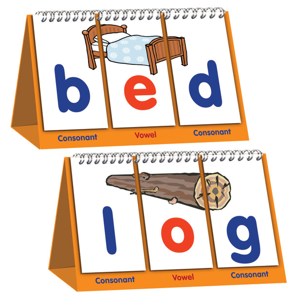 Double-Sided CVC Flips, Pack of 3 Double-Sided CVC Flips, Pack of 3