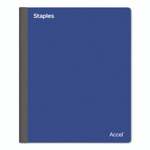 Three-Subject Twin-Wire Notebook, Medium/College Rule, Blue Cover, (150) 11 x 8.5 Sheets