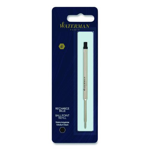 Refill for Waterman Ballpoint Pens, Medium Conical Tip, Black Ink
