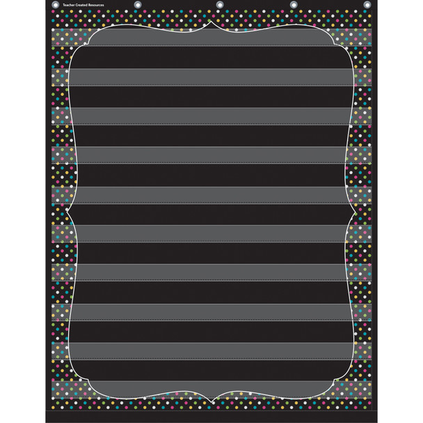 Chalkboard Brights 10 Pocket Chart
