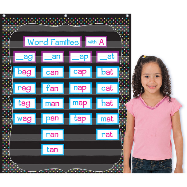Chalkboard Brights 10 Pocket Chart Chalkboard Brights 10 Pocket Chart