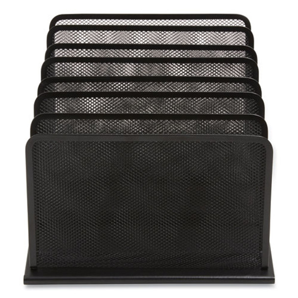 Wire Mesh Incline Sorter, Open Design, 5 Sections, Letter-Size, 7.72 x 11.65 x 10.83, Matte Black Wire Mesh Incline Sorter, Open Design, 5 Sections, Letter-Size, 7.72 x 11.65 x 10.83, Matte Black