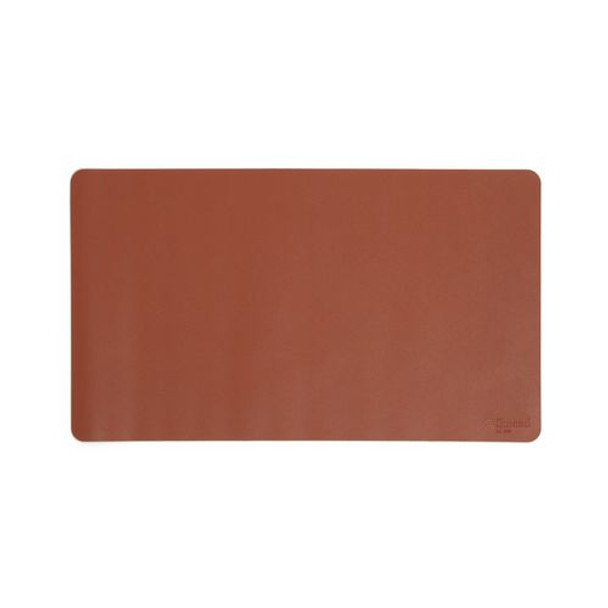 Vegan Leather Desk Pads, 23.6" x 13.7", Brown