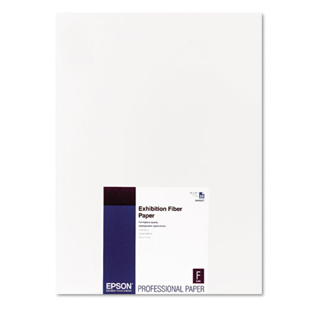 Exhibition Fiber Paper, 13 mil, 13 x 19, White, 25/Pack