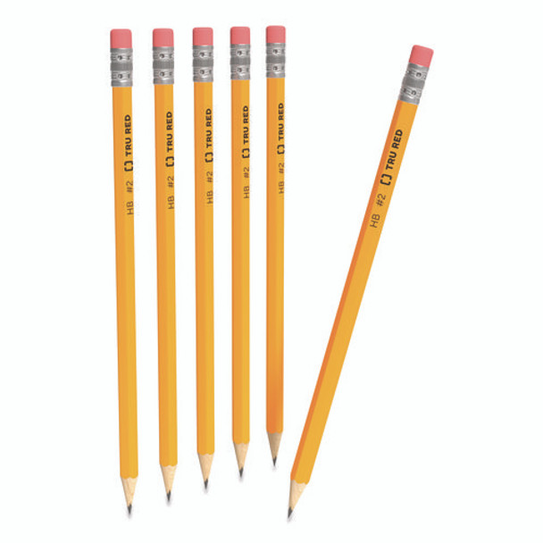 Pre-Sharpened Wooden Pencil, HB (#2), Black Lead, Yellow Barrel, 72/Pack Pre-Sharpened Wooden Pencil, HB (#2), Black Lead, Yellow Barrel, 72/Pack