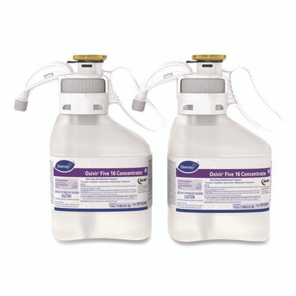 Oxivir Five 16 Concentrate One Step Disinfectant Cleaner, Liquid, 1.4 L, 2/CT