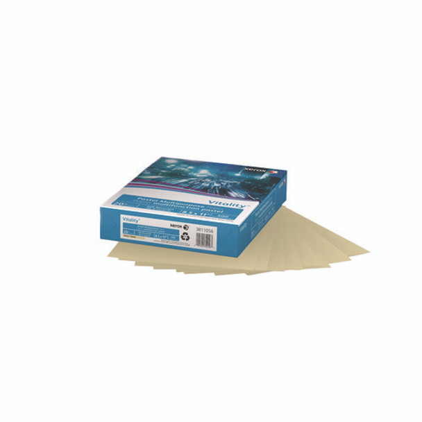 Multipurpose Pastel Colored Paper, 20 lb Bond Weight, 8.5 x 11, Ivory, 500/Ream