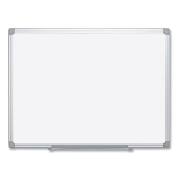 Earth Silver Easy Clean Dry Erase Boards, 96" x 48", White Surface, Satin Aluminum Frame