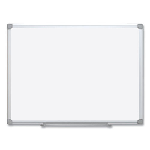 Earth Silver Easy Clean Dry Erase Boards, 96" x 48", White Surface, Satin Aluminum Frame