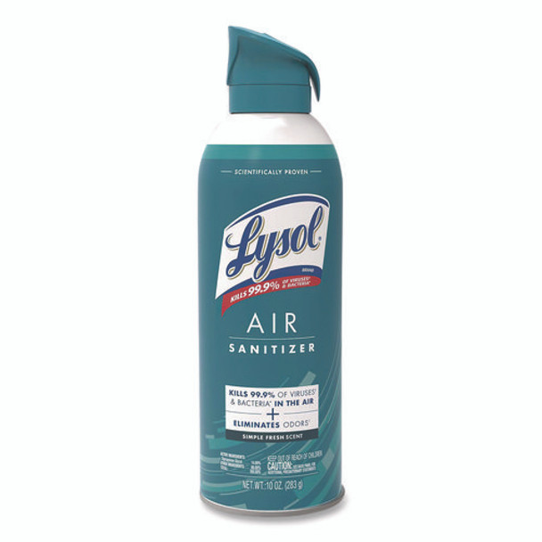Air Sanitizer Spray, Simple Fresh, 10oz Aerosol Spray Air Sanitizer Spray, Simple Fresh, 10oz Aerosol Spray
