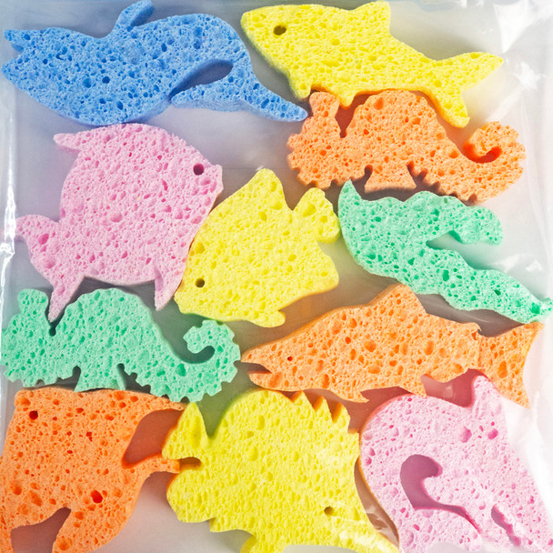 Super Sponges Sea Life Pack, 8 Pieces