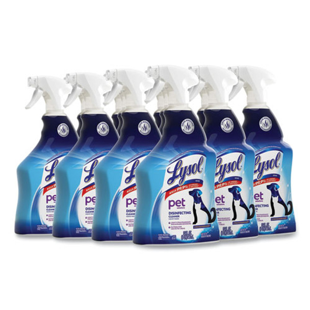 Pet Solutions Disinfecting Cleaner, Citrus Blossom, 32 oz Trigger Bottle, 9/Carton Pet Solutions Disinfecting Cleaner, Citrus Blossom, 32 oz Trigger Bottle, 9/Carton