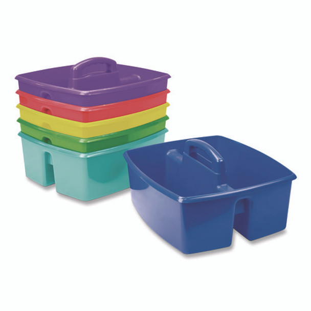 Large Storage Caddy, 11 x 13 x 6.38, Assorted Colors, 6/Carton