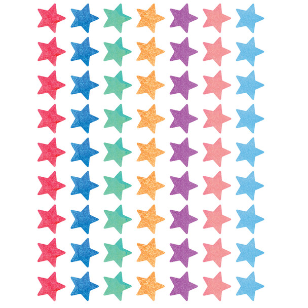 Watercolor Stars Mini Stickers, 378 Per Pack, 12 Packs Watercolor Stars Mini Stickers, 378 Per Pack, 12 Packs
