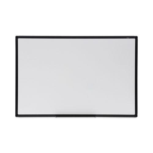 Design Series Deluxe Dry Erase Board, 36" x 24", White Surface, Black Anodized Aluminum Frame