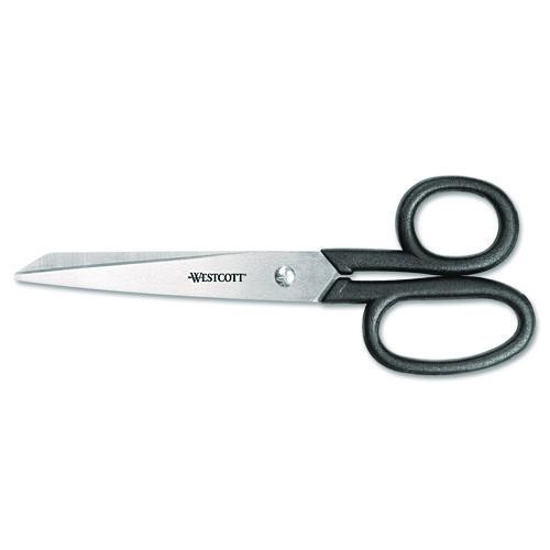 Kleencut Stainless Steel Shears, 7" Long, 3.31" Cut Length, Straight Black Handle