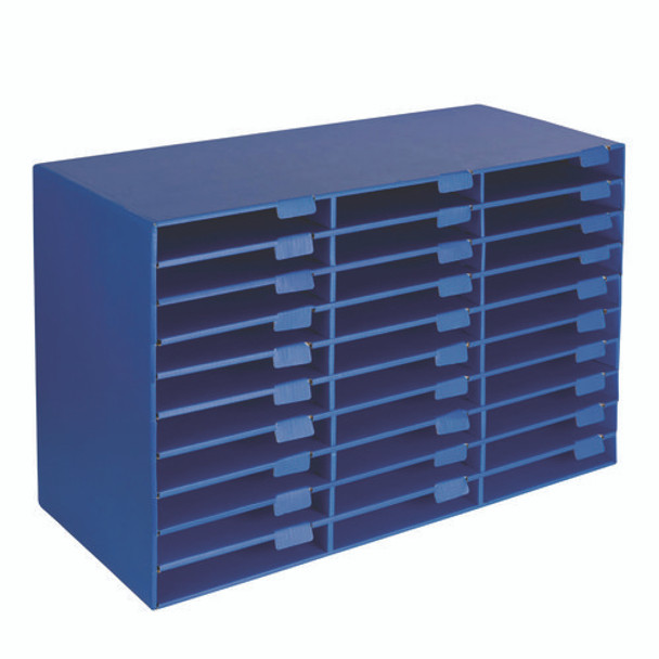 File Classroom Literature Organizer, 30 Sections, Letter Size, 32 x 13 x 21, Blue File Classroom Literature Organizer, 30 Sections, Letter Size, 32 x 13 x 21, Blue