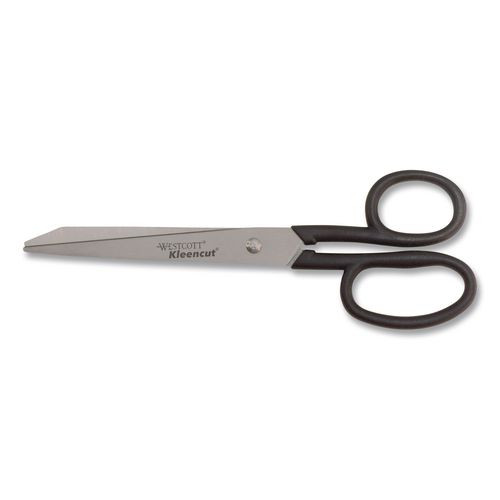 Kleencut Stainless Steel Shears, 8" Long, 3.75" Cut Length, Straight Black Handle