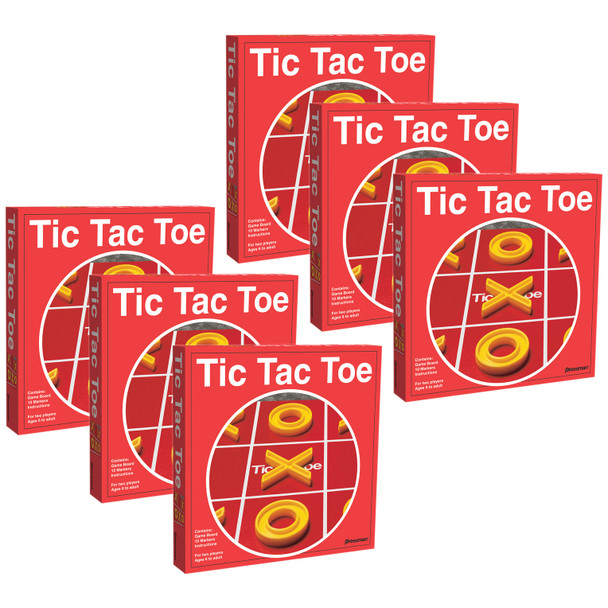 Tic Tac Toe Board Game, Pack of 6 Tic Tac Toe Board Game, Pack of 6