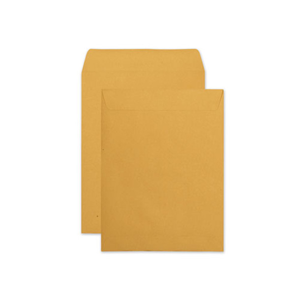 Redi-Seal Catalog Envelope, #12 1/2, Cheese Blade Flap, Redi-Seal Adhesive Closure, 9.5 x 12.5, Brown Kraft, 250/Box