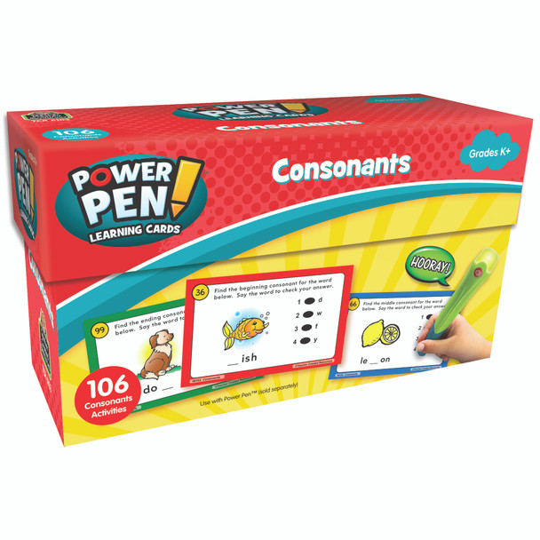 Power Pen™ Learning Cards: Consonants