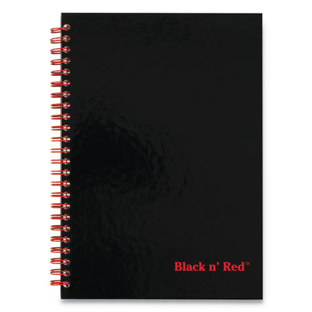 Hardcover Twinwire Notebooks, SCRIBZEE Compatible, 1-Subject, Wide/Legal Rule, Black/Red Cover, (70) 9.88 x 6.88 Sheets