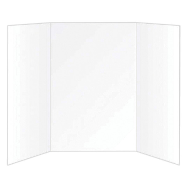 Foam Project Board, 36"W x 48"L, White, Pack of 10