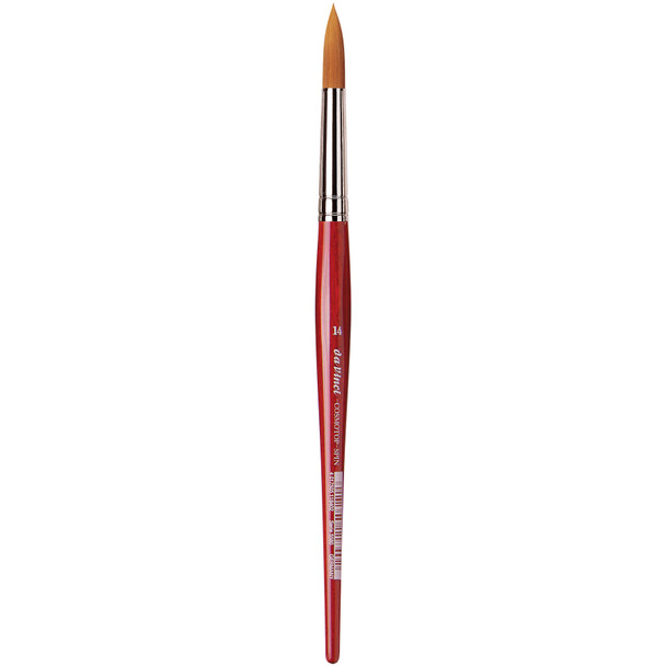 COSMOTOP-SPIN Silkpainting Brush, Synthetic, Watercolor, Round, Size 14