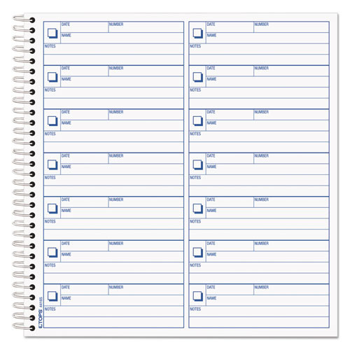 Voice Mail Message Book, One-Part (No Copies), 4 x 1.14, 14 Forms/Sheet, 1,400 Forms Total