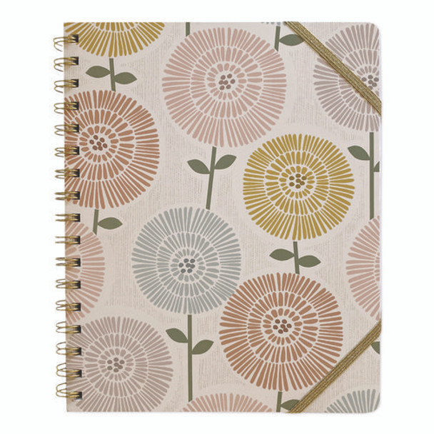 Down to Earth Ideal Notebook, 3 Sections, Medium/College Rule, Randomly Assorted Cover Colors/Designs, (100) 8.75 x 7 Sheets