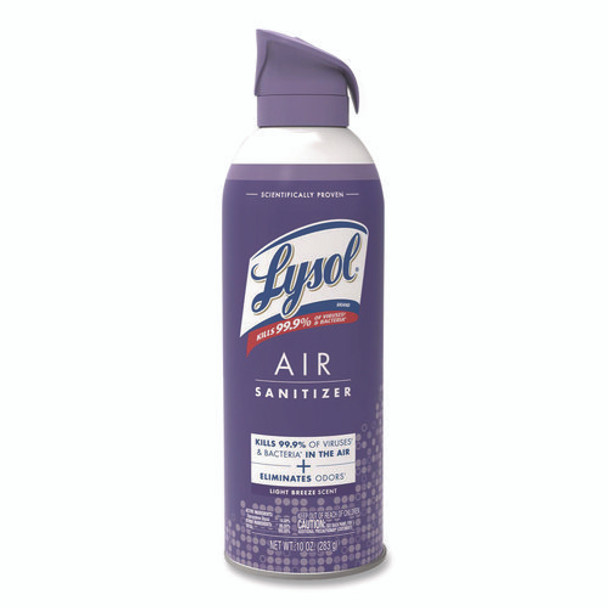 Air Sanitizer Spray, Light Breeze, 10 oz Aerosol Spray Air Sanitizer Spray, Light Breeze, 10 oz Aerosol Spray