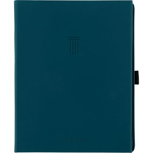 Foundation Undated Weekly/Monthly Planner, 8.5" x 6.75", Blue Cover, 12-Month: Undated