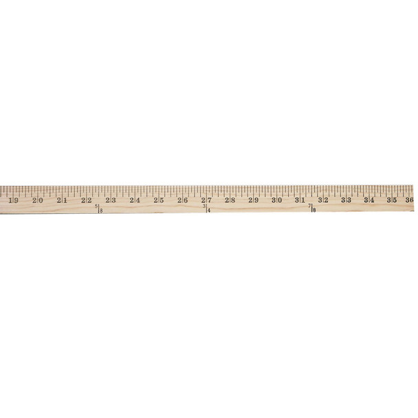 Wood Yardstick, 36", Pack of 6 Wood Yardstick, 36", Pack of 6