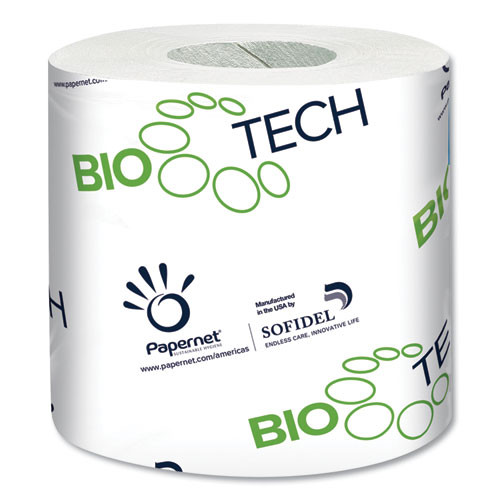 BioTech Toilet Tissue, Septic Safe, 2-Ply, White, 500 Sheets/Roll, 96 Rolls/Carton