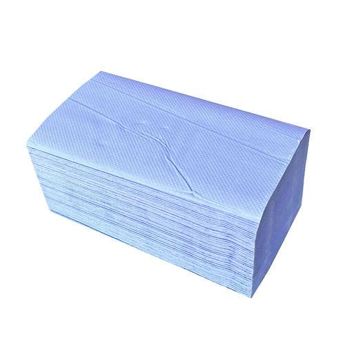 Windshield Paper Towels, 9.05 x 10, Blue, 250/Pack, 9 Packs/Carton