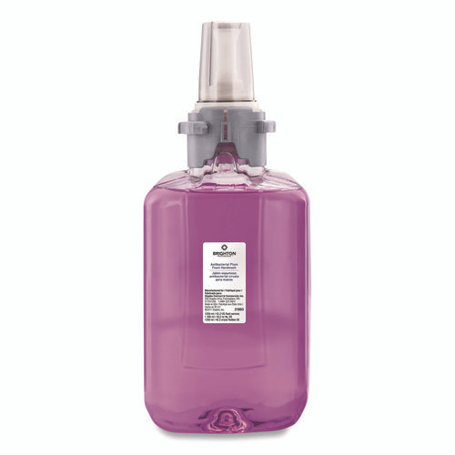 Antibacterial Foaming Hand Soap Refill for ADX-12 Dispensers, Plum Scent, 1,250 mL, 3/Carton