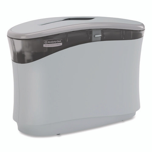 Reveal Countertop Folded Towel Dispenser, 13.3 x 5.2 x 9, Gray