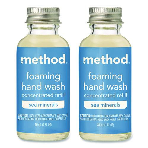Refill + Reuse Foaming Hand Soap Refill, Sea Minerals, 1 oz Refill Bottle, 2/Pack