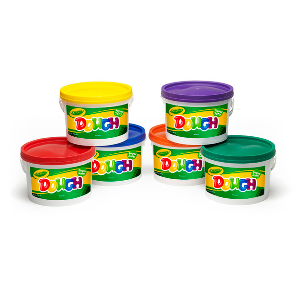 Super Soft Modeling Dough, Assorted Colors, Pack of 6