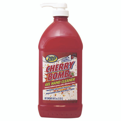 Cherry Bomb Gel Hand Cleaner, Cherry Scent, 48 oz