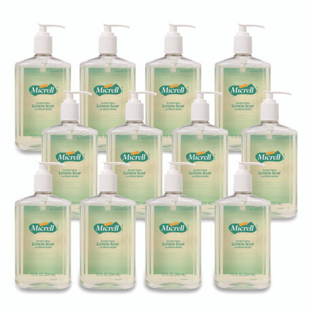 Antibacterial Lotion Soap, Floral Scent, 12 oz