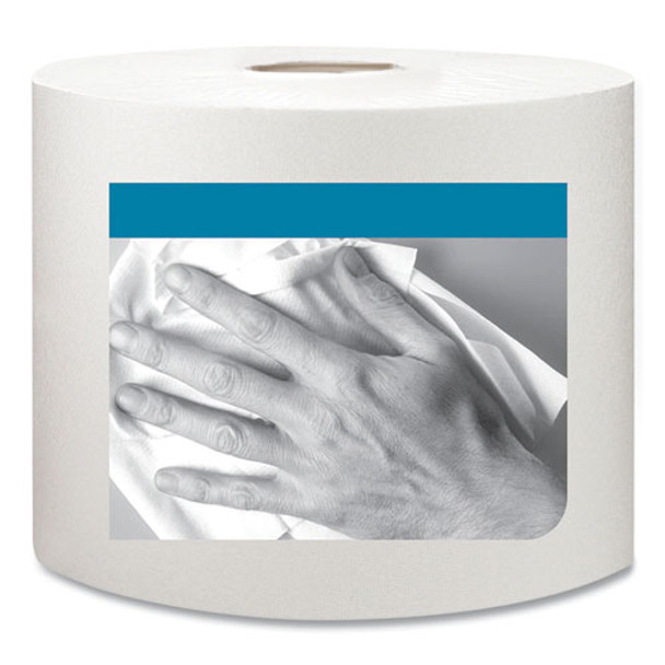 Paper Wiper Plus, 9.8 x 15.2, White, 300/Roll, 2 Rolls/Carton