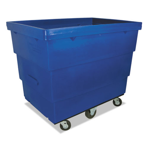 Recycle Cart, Large, Polyethylene/Steel, Blue