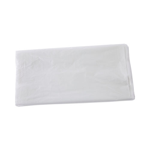 High Density Industrial Can Liners Flat Pack, 60 gal, 13 mic, 38" x 60", Natural, Flat Pack, 200/Carton