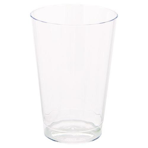 Classic Crystal Plastic Tumblers, 12 oz, Clear, Fluted, Tall, 20/Pack, 12 Packs/Carton