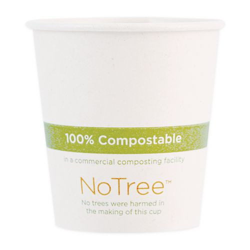 NoTree Paper Hot Cups, 10 oz, Natural, 1,000/Carton