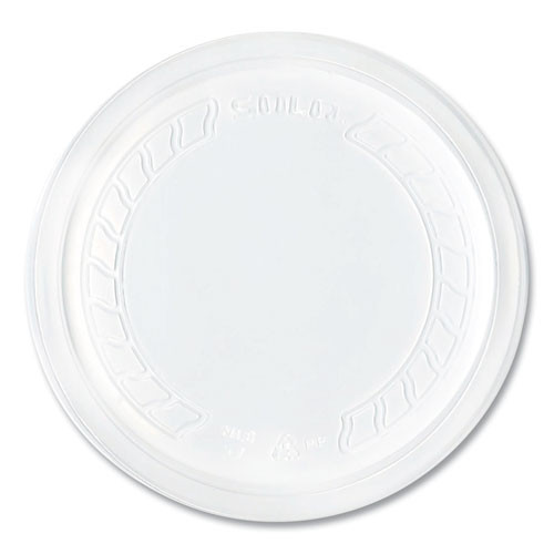 Conex Deli Container Lid, Clear, Plastic, 500/Carton