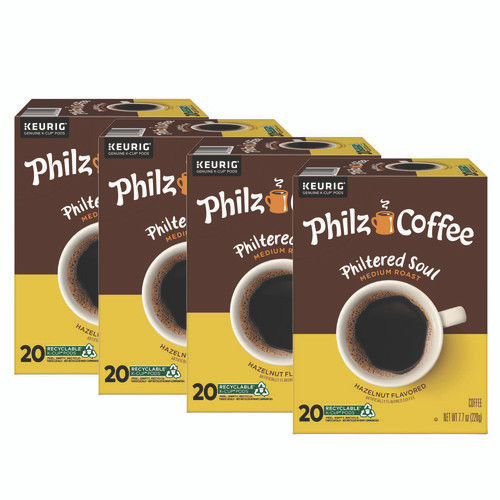 Philtered Soul K Cups, Hazelnut, 80/Carton