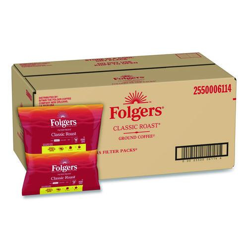 Coffee Roast Ground Filter Pack, 0.6 oz, 160/Carton